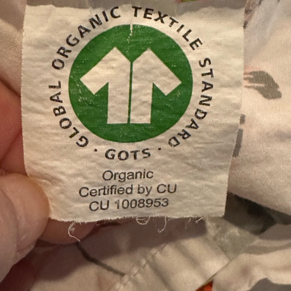 The Company Store Unicorn Kitty Print Bedding Set - White, Pink, Gray - Picture 4 of 5